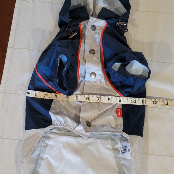 ❤️ Host Pick ❤️ Lightweight Dog Hooded Rain Jacket M - Picture 13 of 16